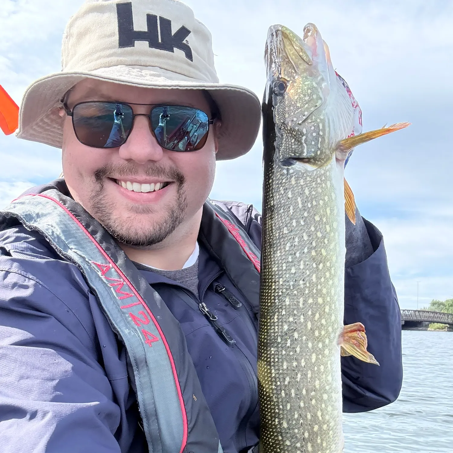 Northern pike caught on Fishbrain