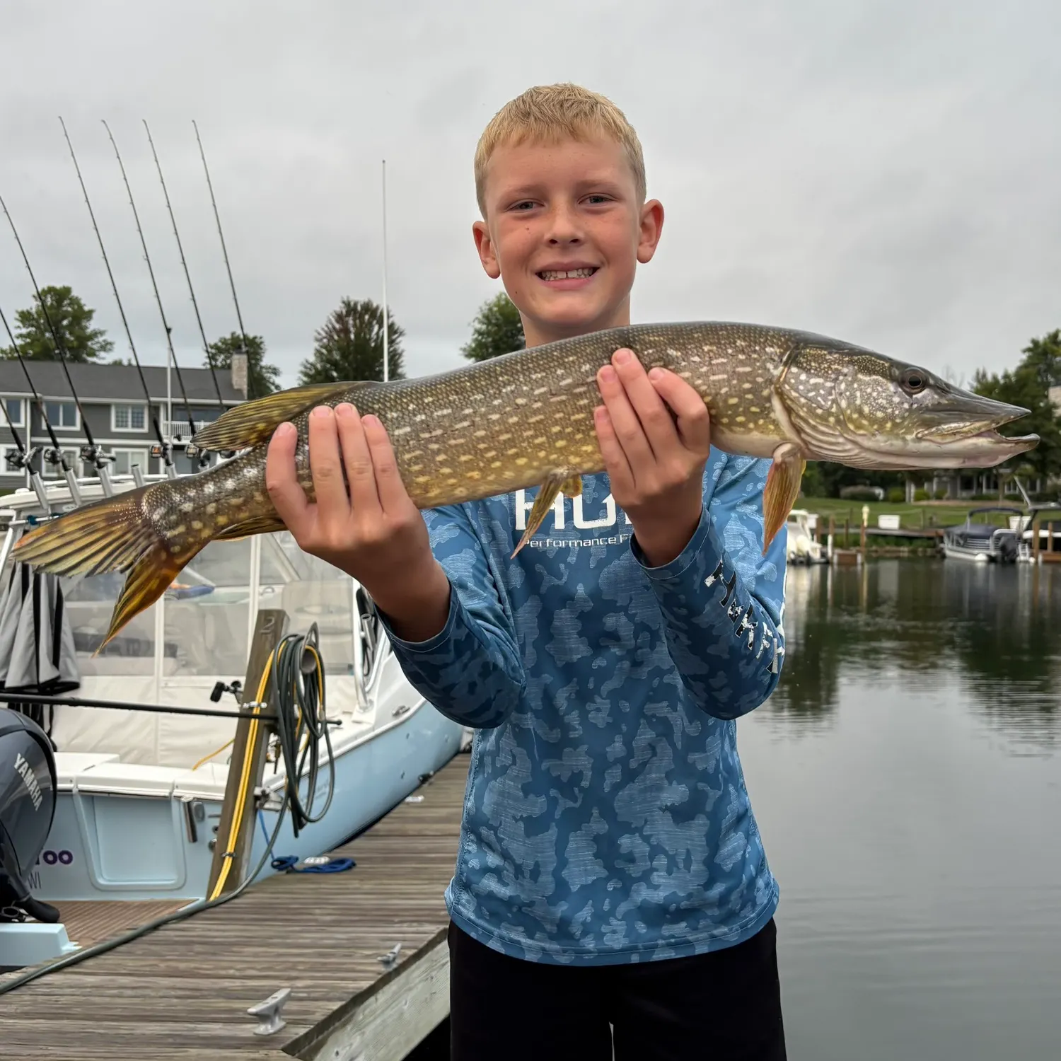 Northern pike caught on Fishbrain