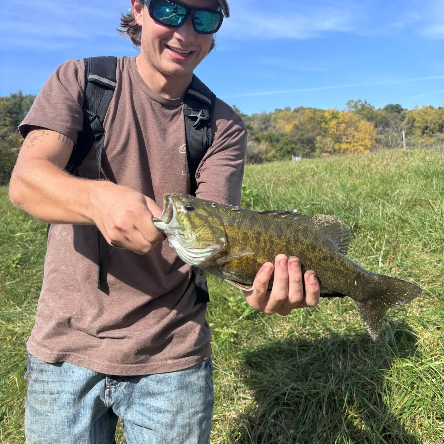 Smallmouth bass caught on Fishbrain