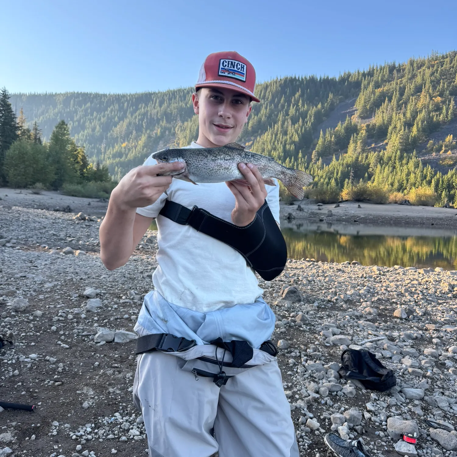 Rainbow trout caught on Fishbrain