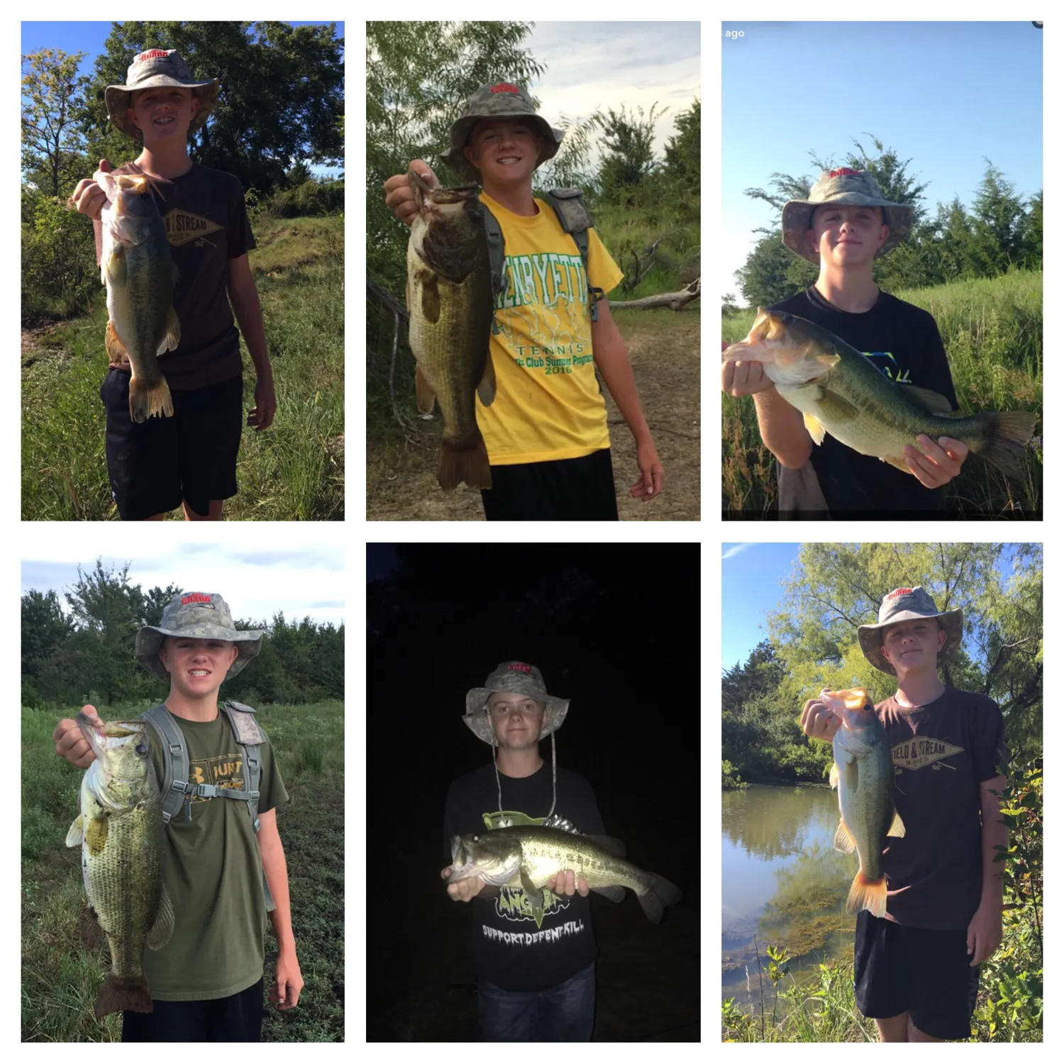 recently logged catches