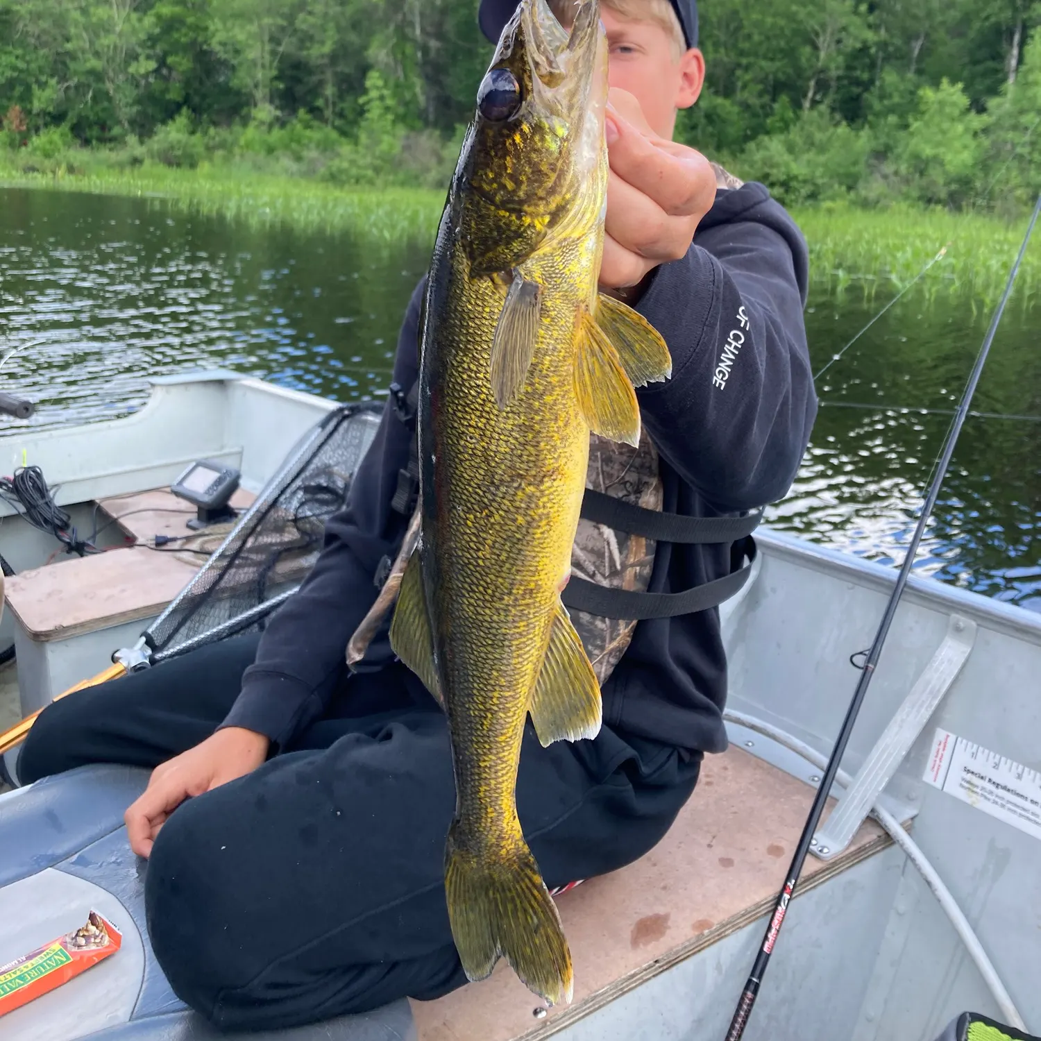 Walleye caught on Fishbrain