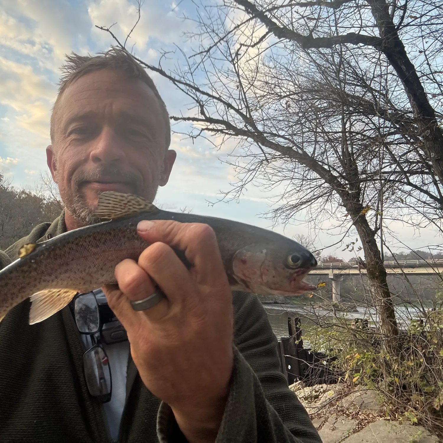 Rainbow trout caught on Fishbrain