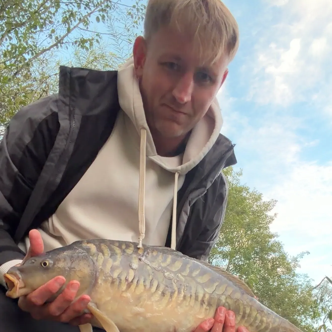 Mirror carp caught on Fishbrain
