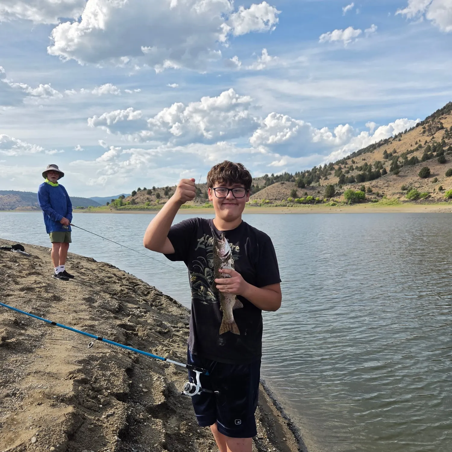 Rainbow trout caught on Fishbrain