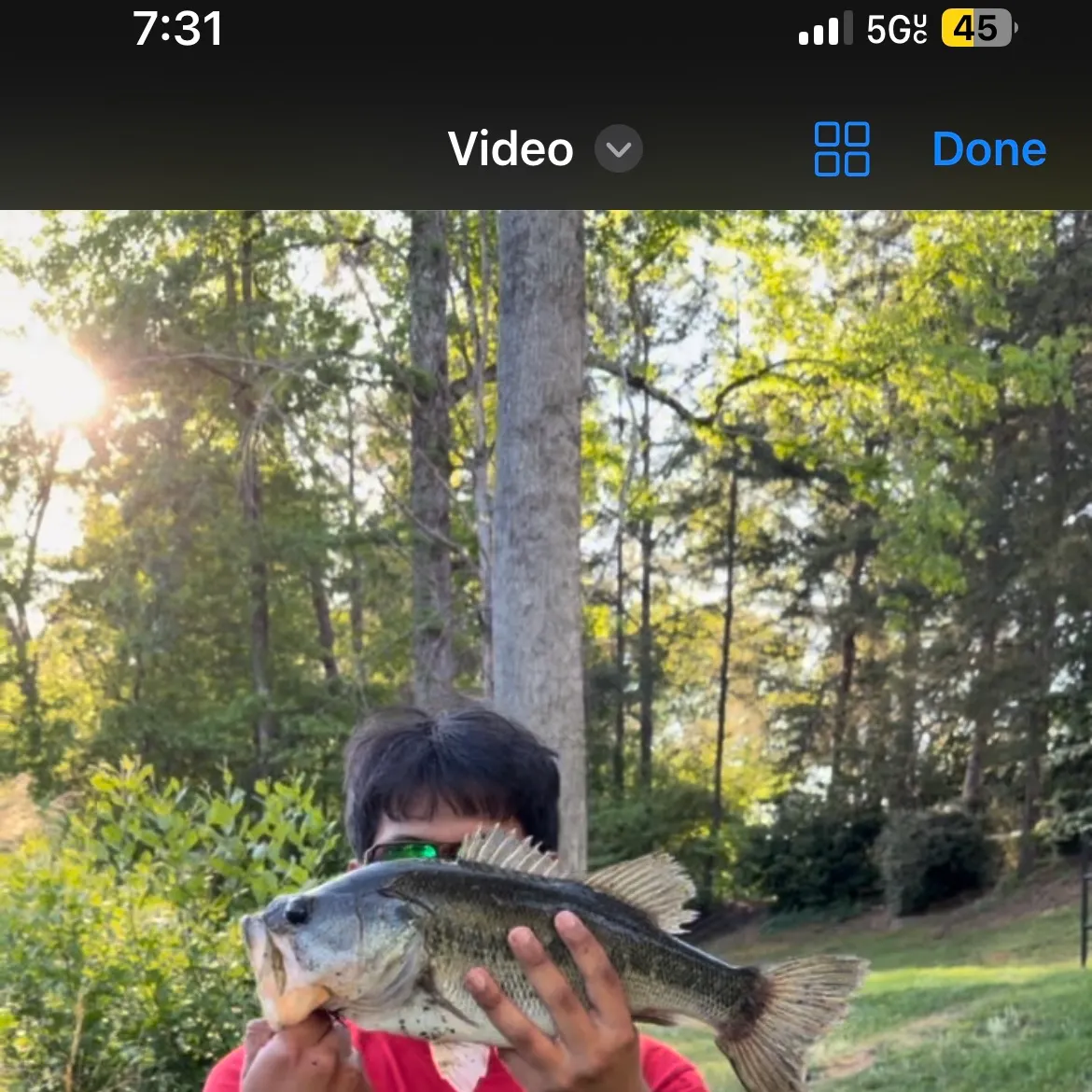 recently logged catches