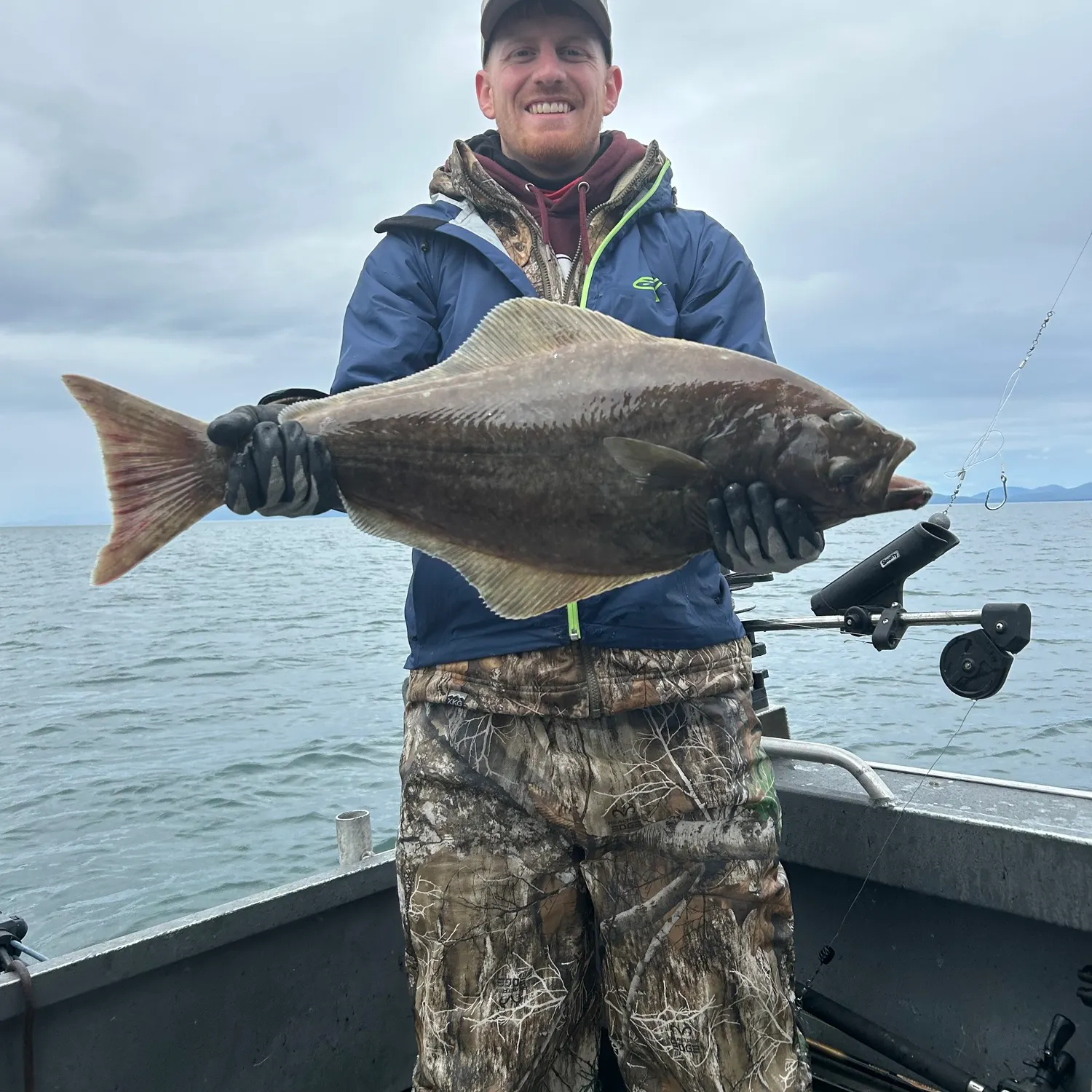 Pacific halibut caught on Fishbrain