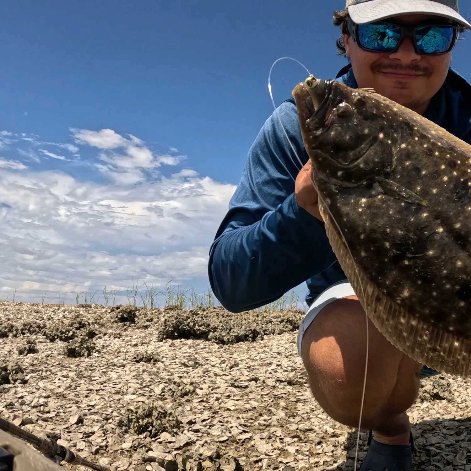 Summer flounder caught on Fishbrain