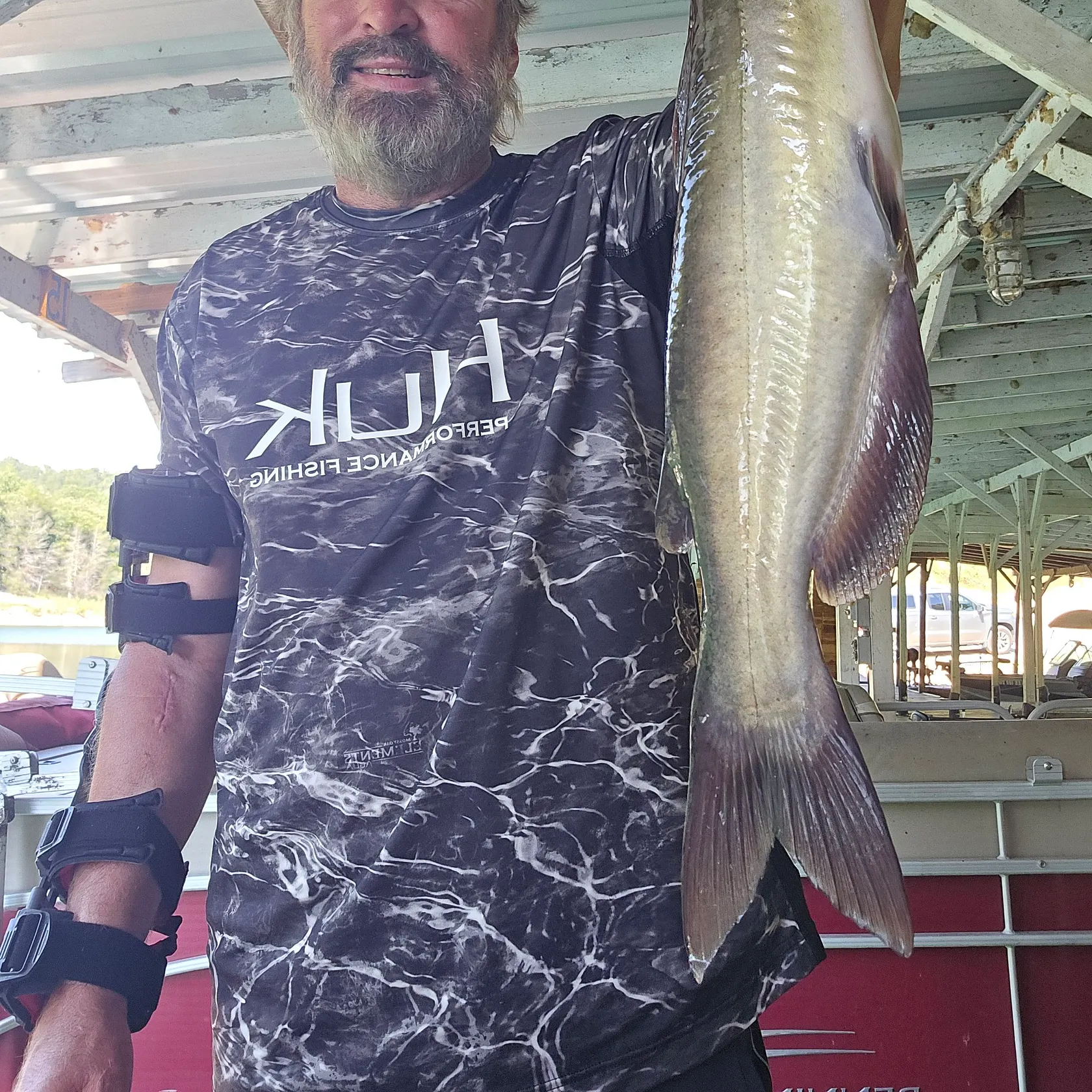 Channel catfish caught on Fishbrain