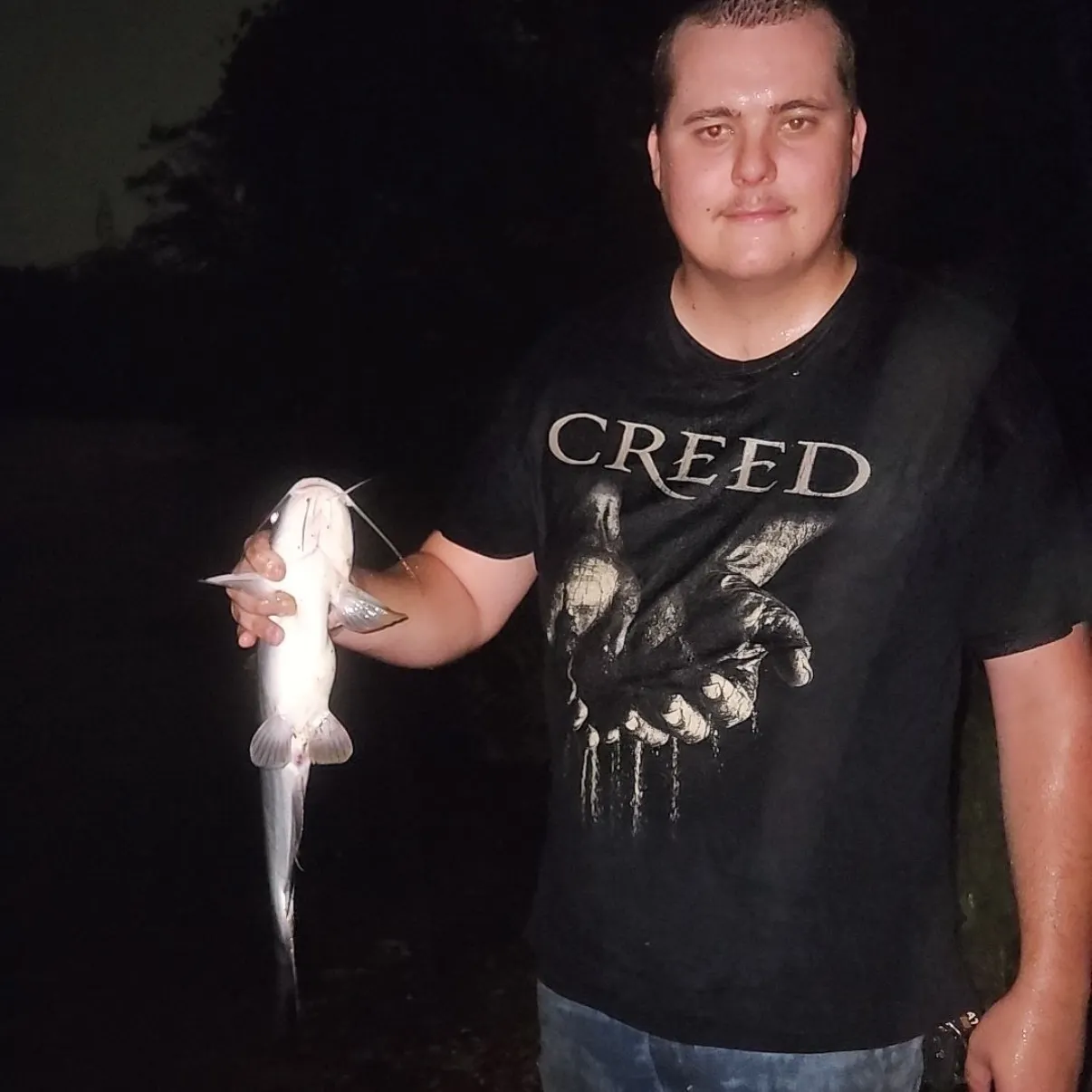 Channel catfish caught on Fishbrain