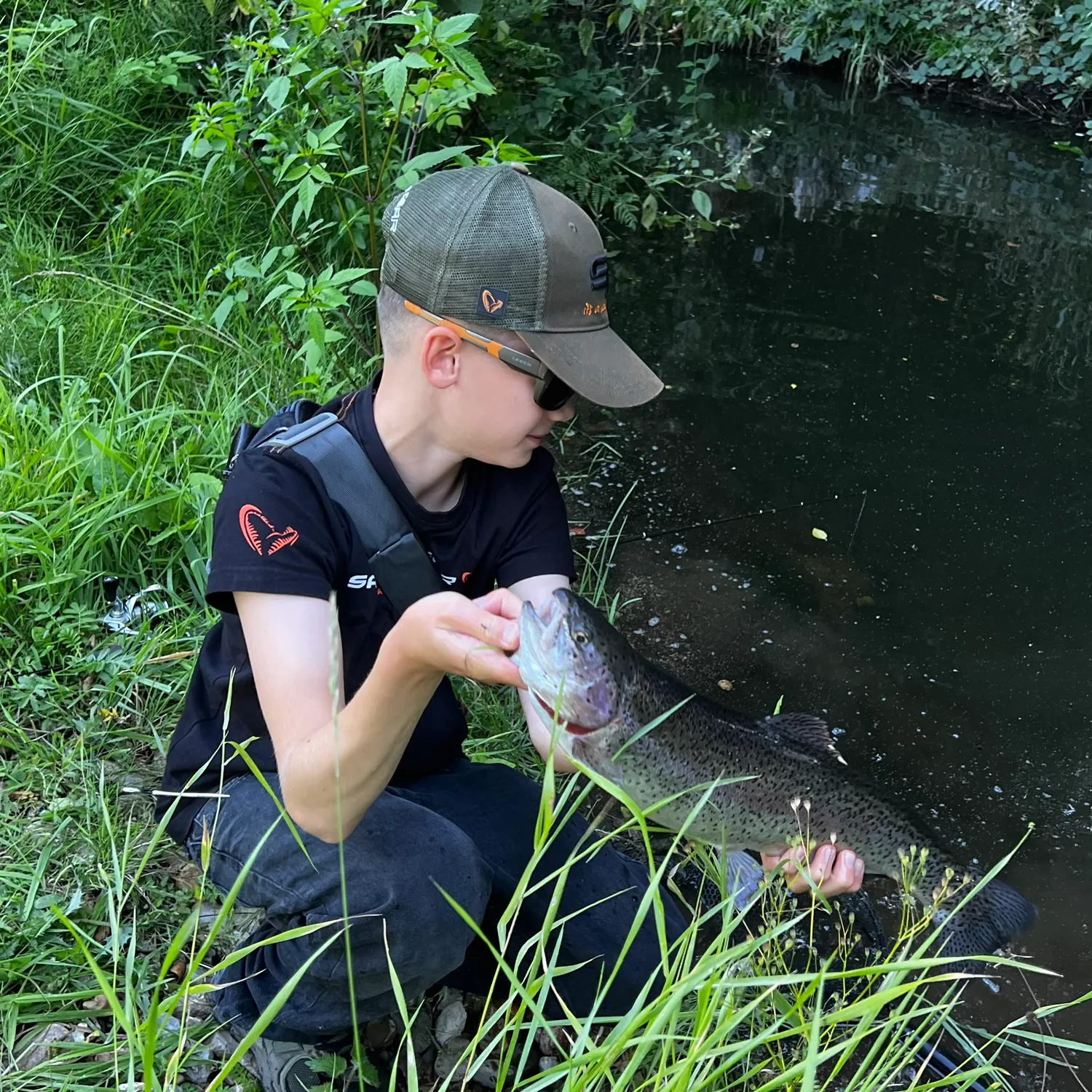 Rainbow trout caught on Fishbrain