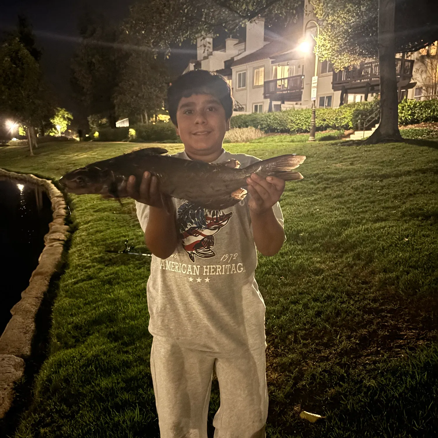 Channel catfish caught on Fishbrain