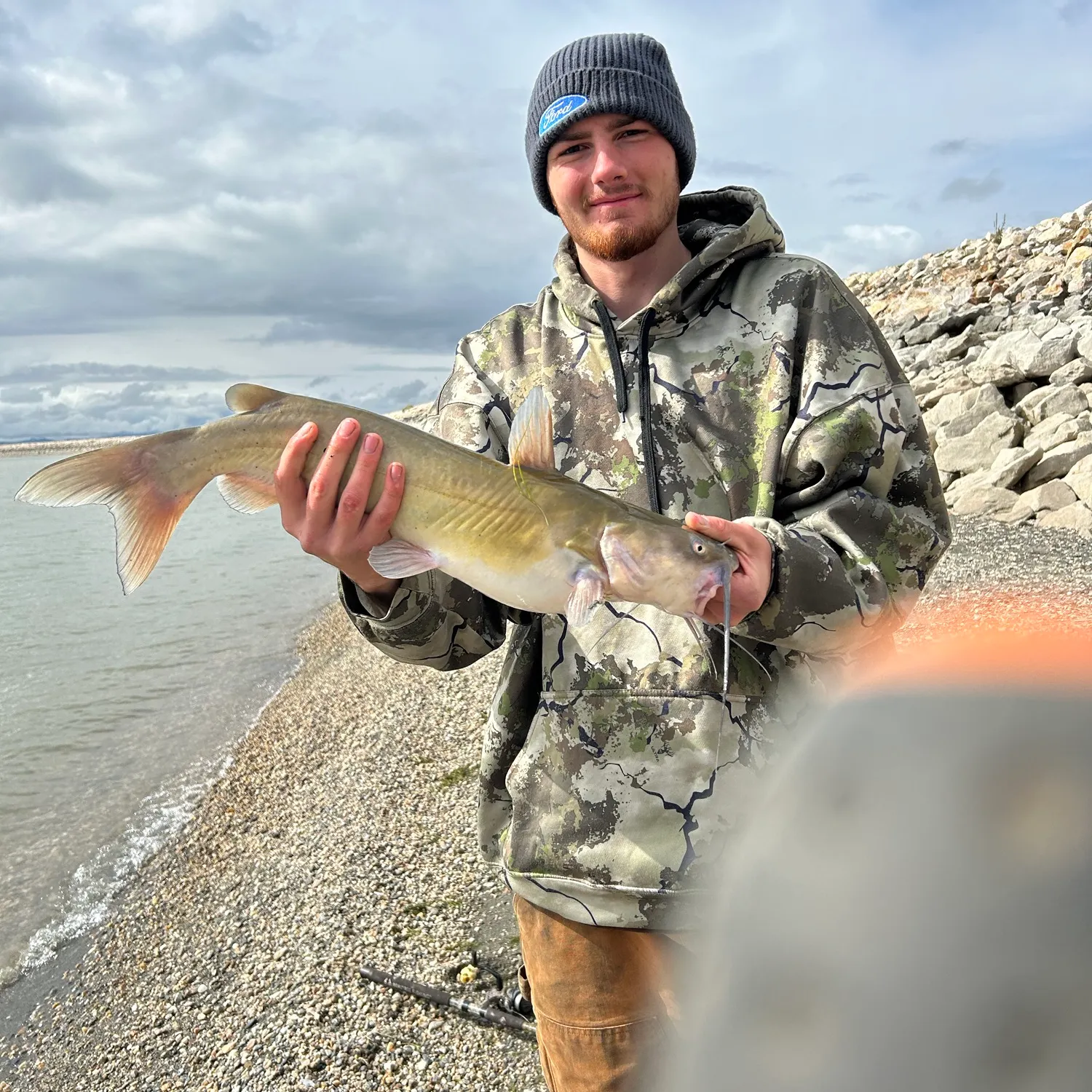 Channel catfish caught on Fishbrain