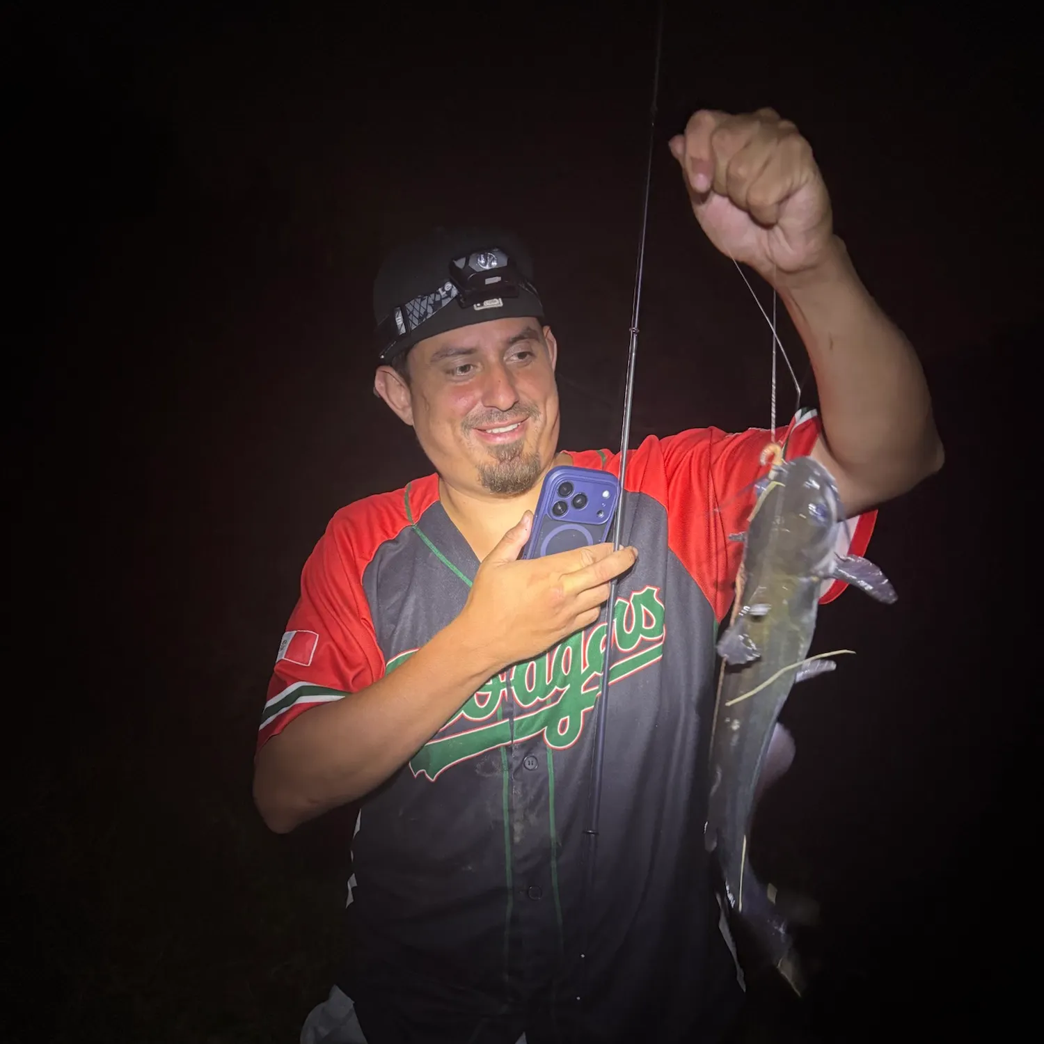 Channel catfish caught on Fishbrain