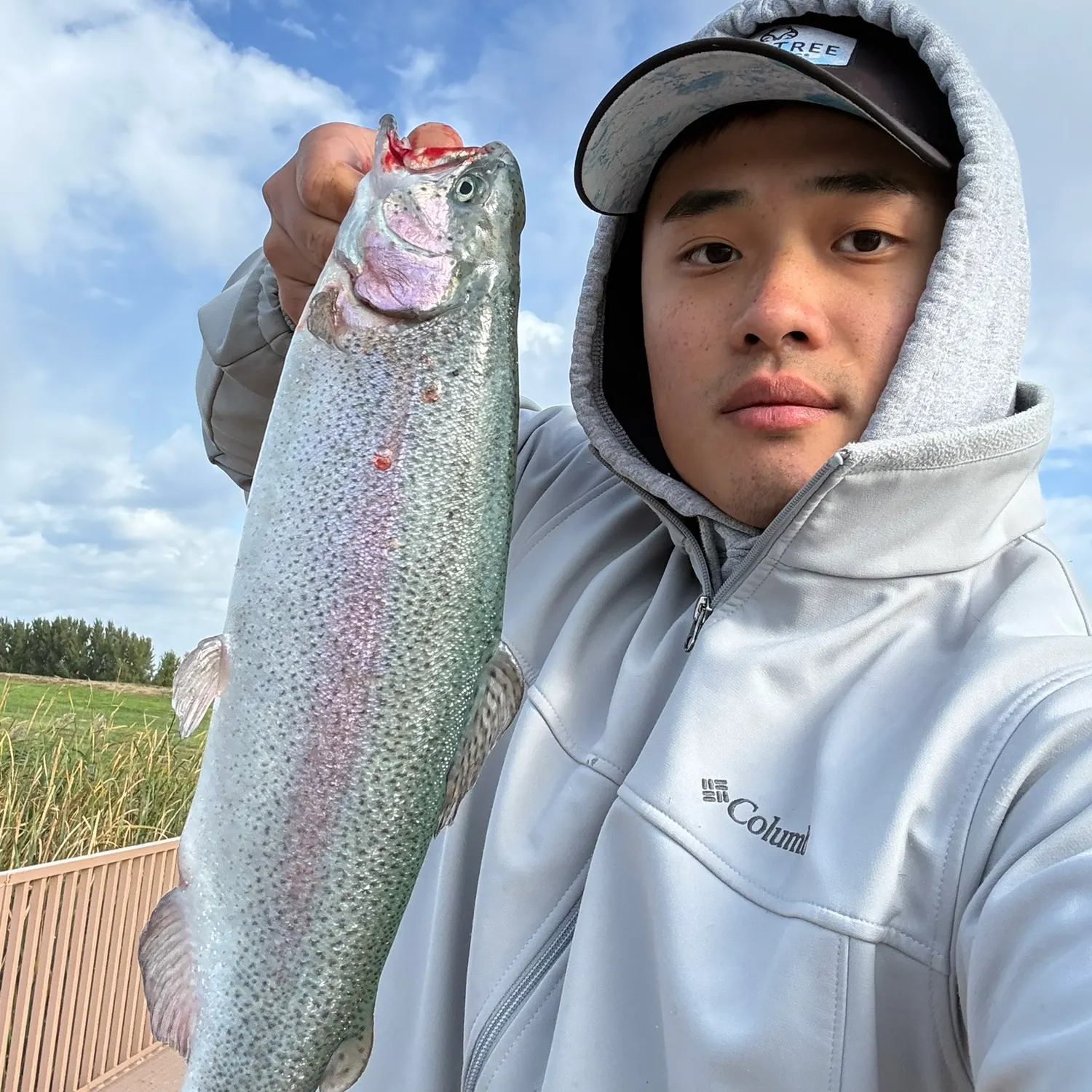 Rainbow trout caught on Fishbrain