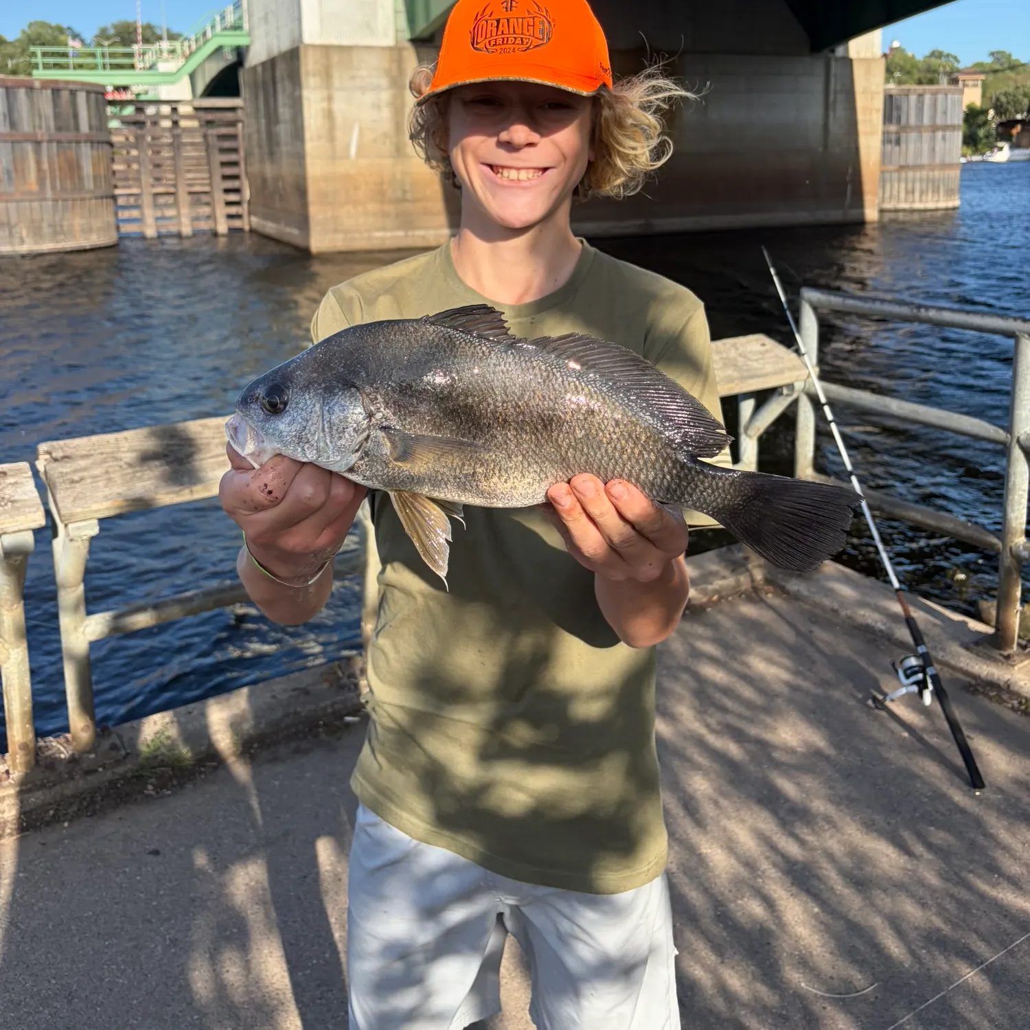 Freshwater drum caught on Fishbrain