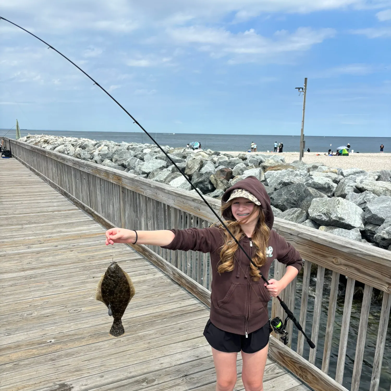 Summer flounder caught on Fishbrain