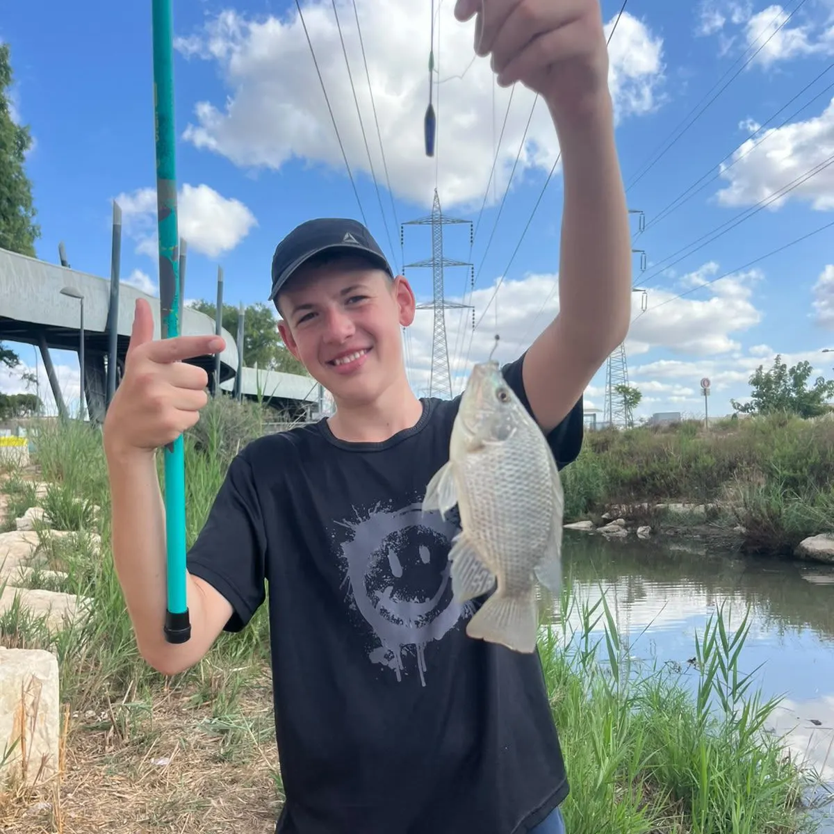 Nile tilapia caught on Fishbrain