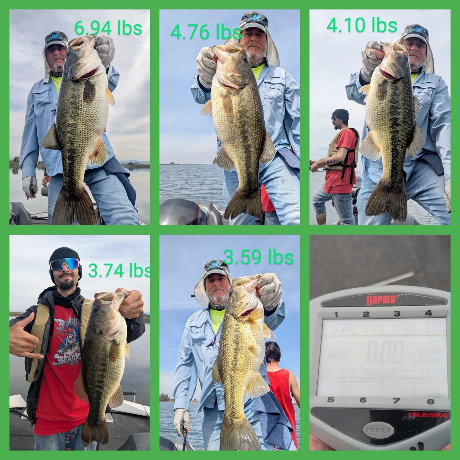 recently logged catches