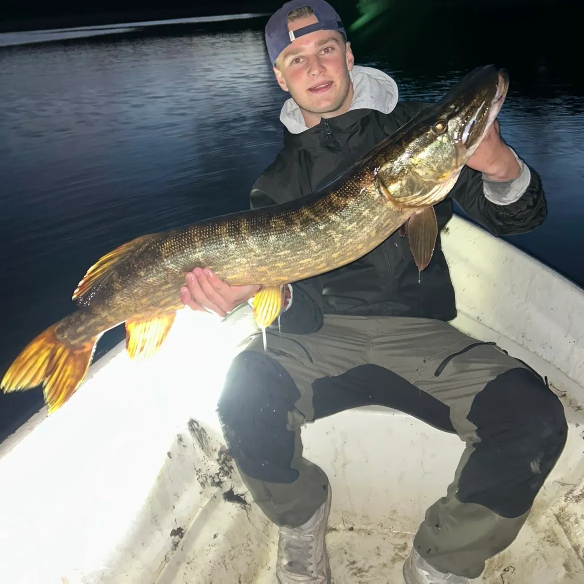 Northern pike caught on Fishbrain