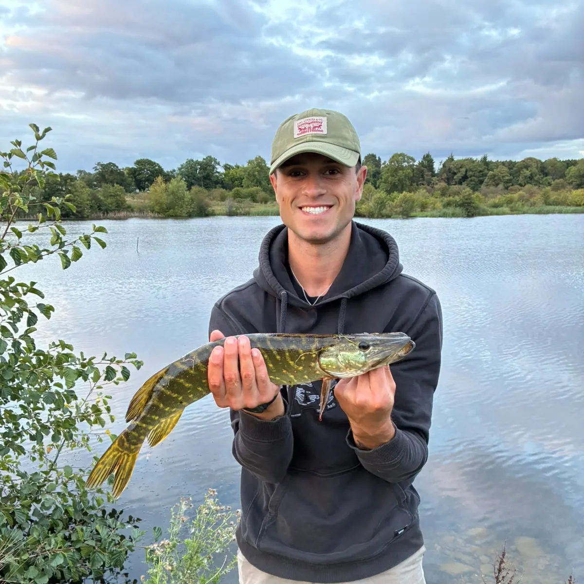 Northern pike caught on Fishbrain