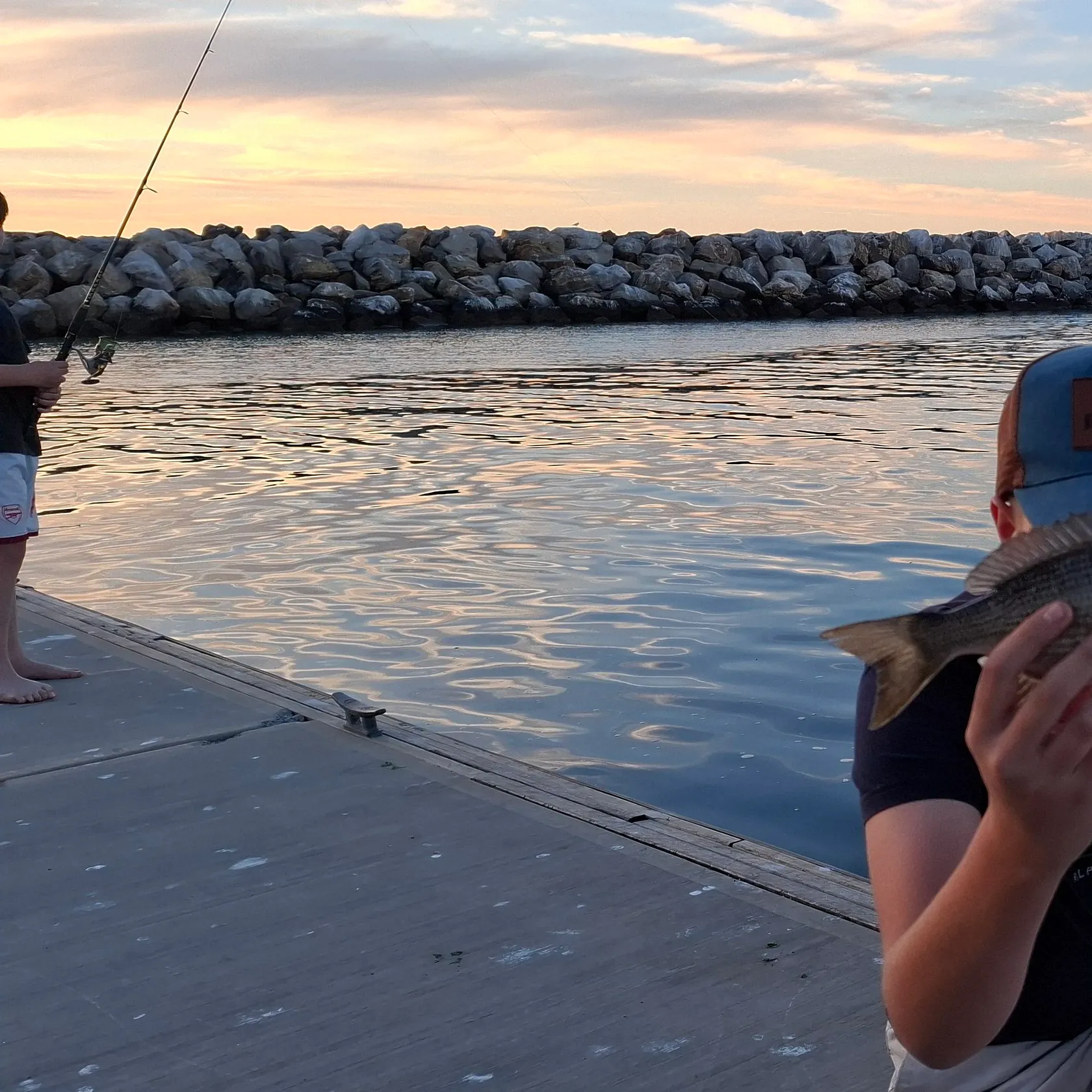 Southern black bream caught on Fishbrain