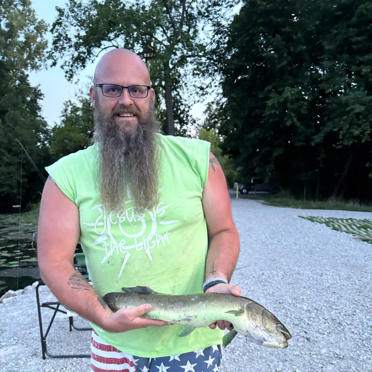 Eyetail bowfin caught on Fishbrain