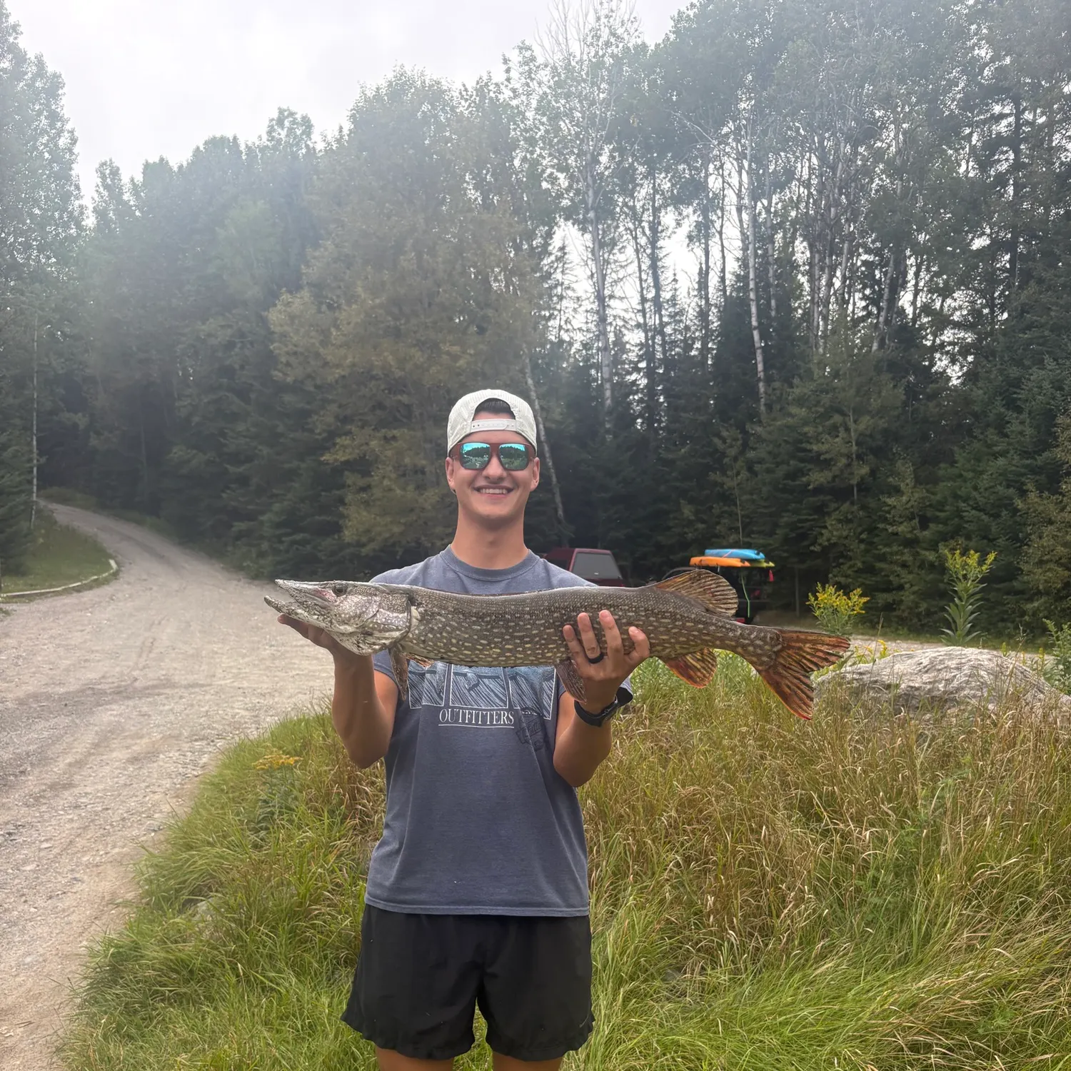 Northern pike caught on Fishbrain
