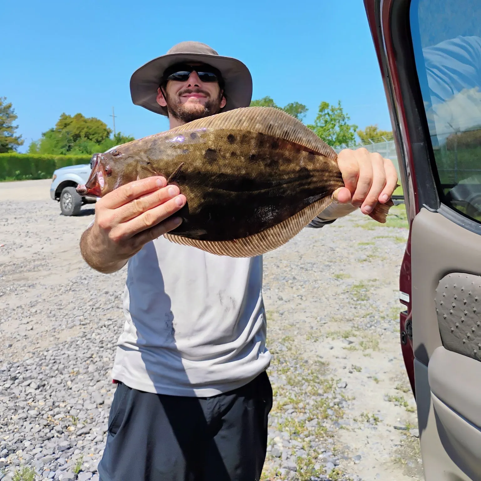 Southern flounder caught on Fishbrain