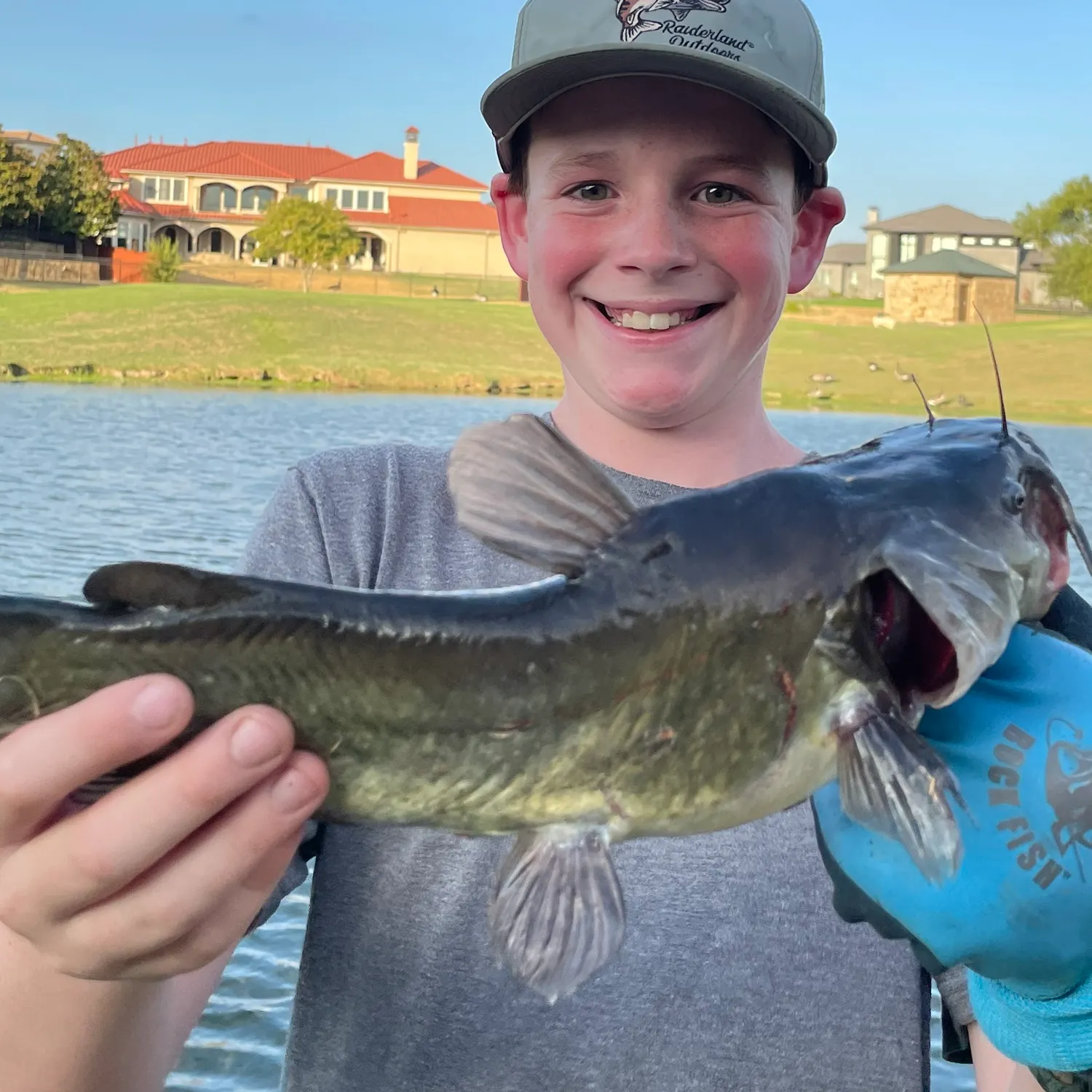 Channel catfish caught on Fishbrain