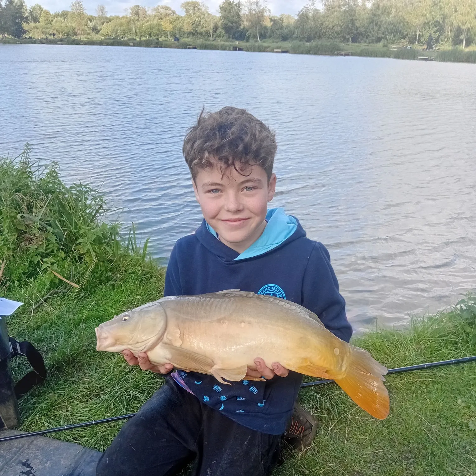 Leather carp caught on Fishbrain