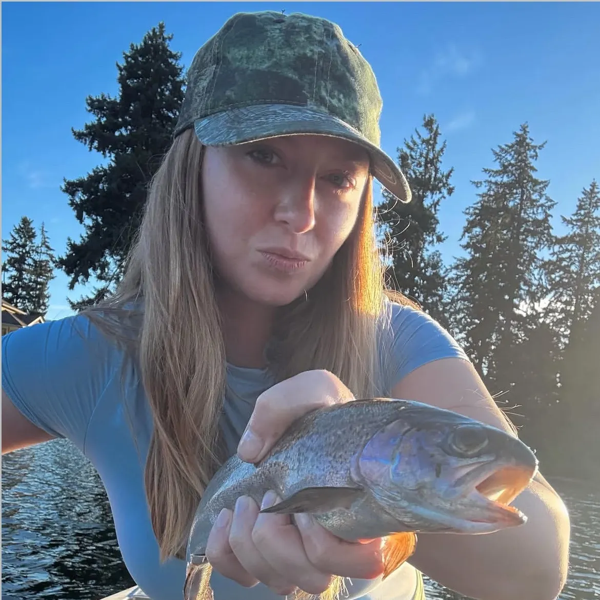 Rainbow trout caught on Fishbrain