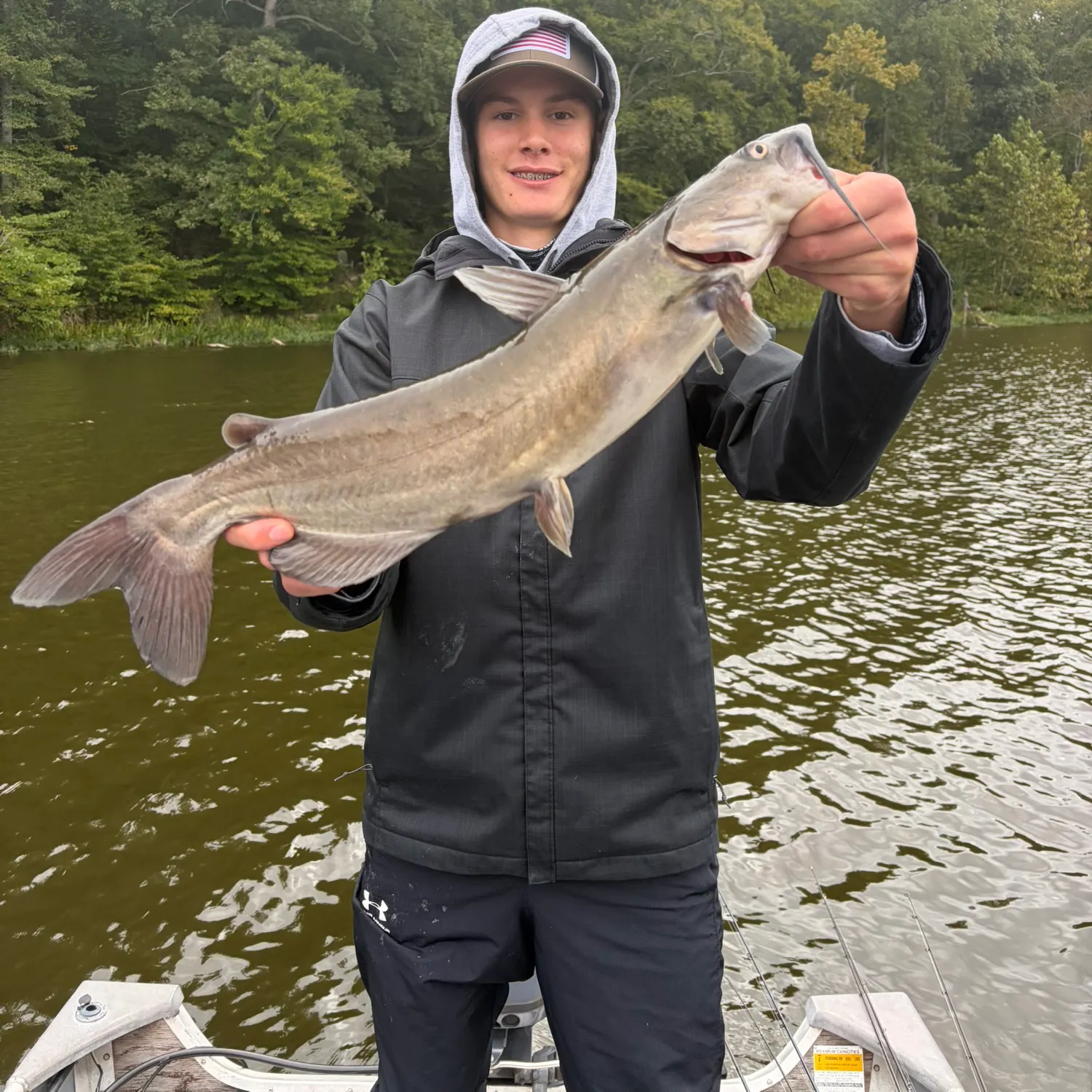 Channel catfish caught on Fishbrain