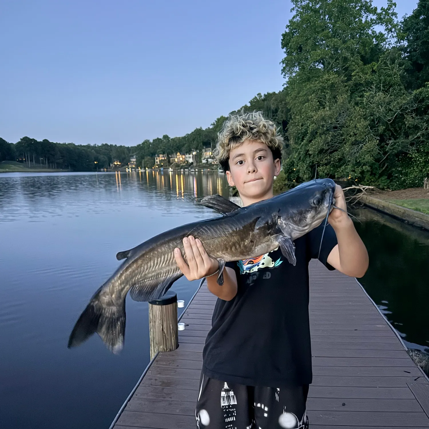 Channel catfish caught on Fishbrain