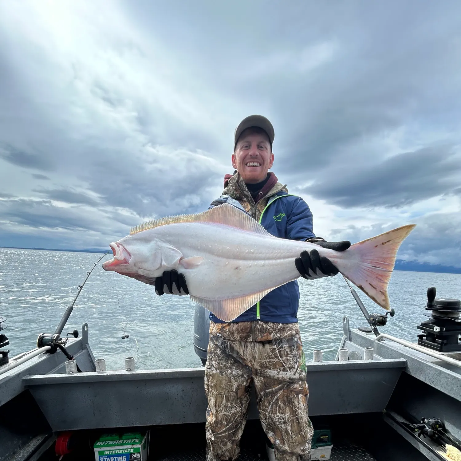 Pacific halibut caught on Fishbrain
