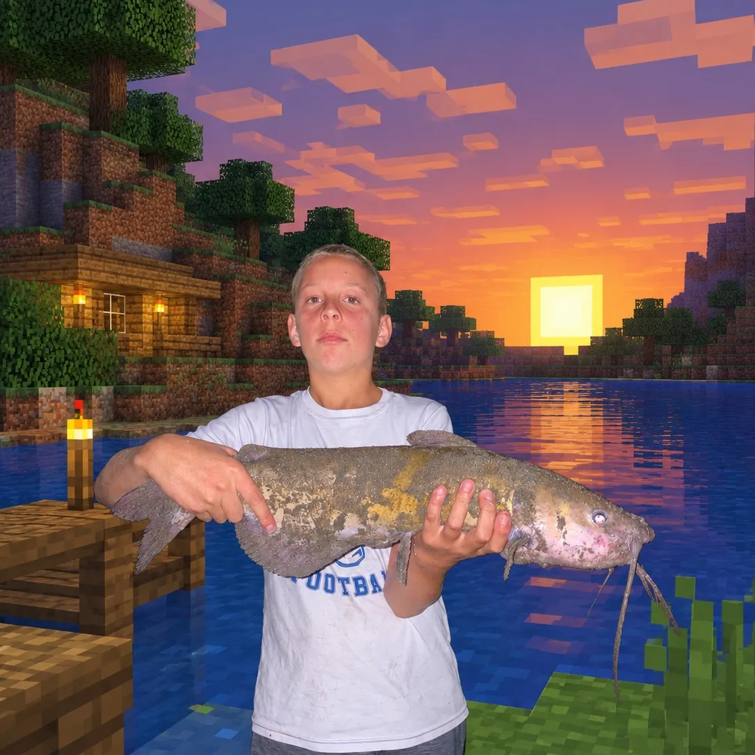 Channel catfish caught on Fishbrain