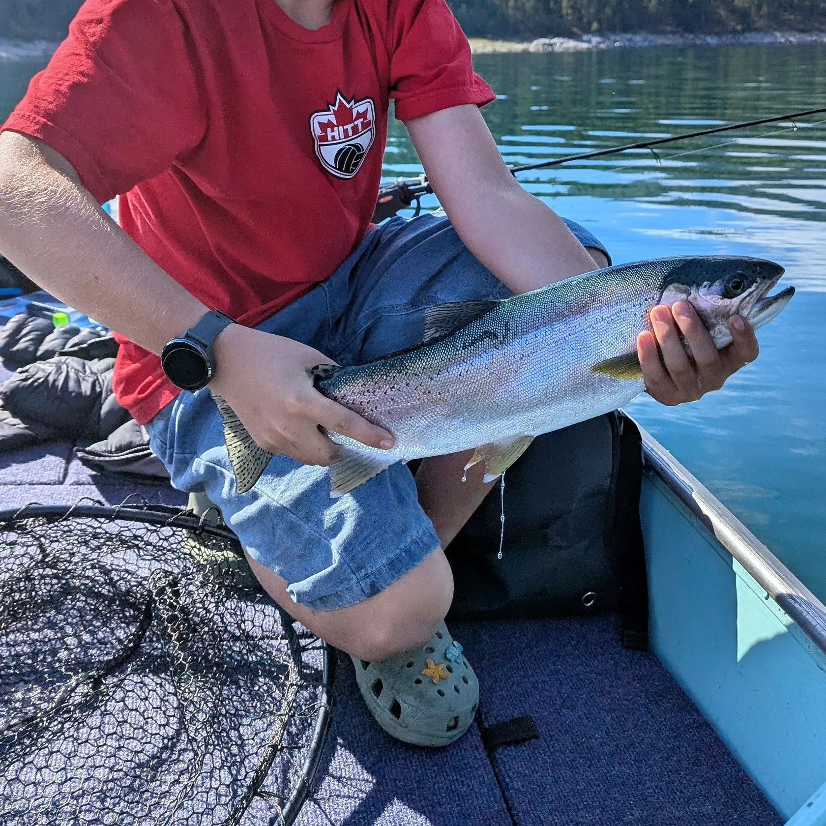 Rainbow trout caught on Fishbrain