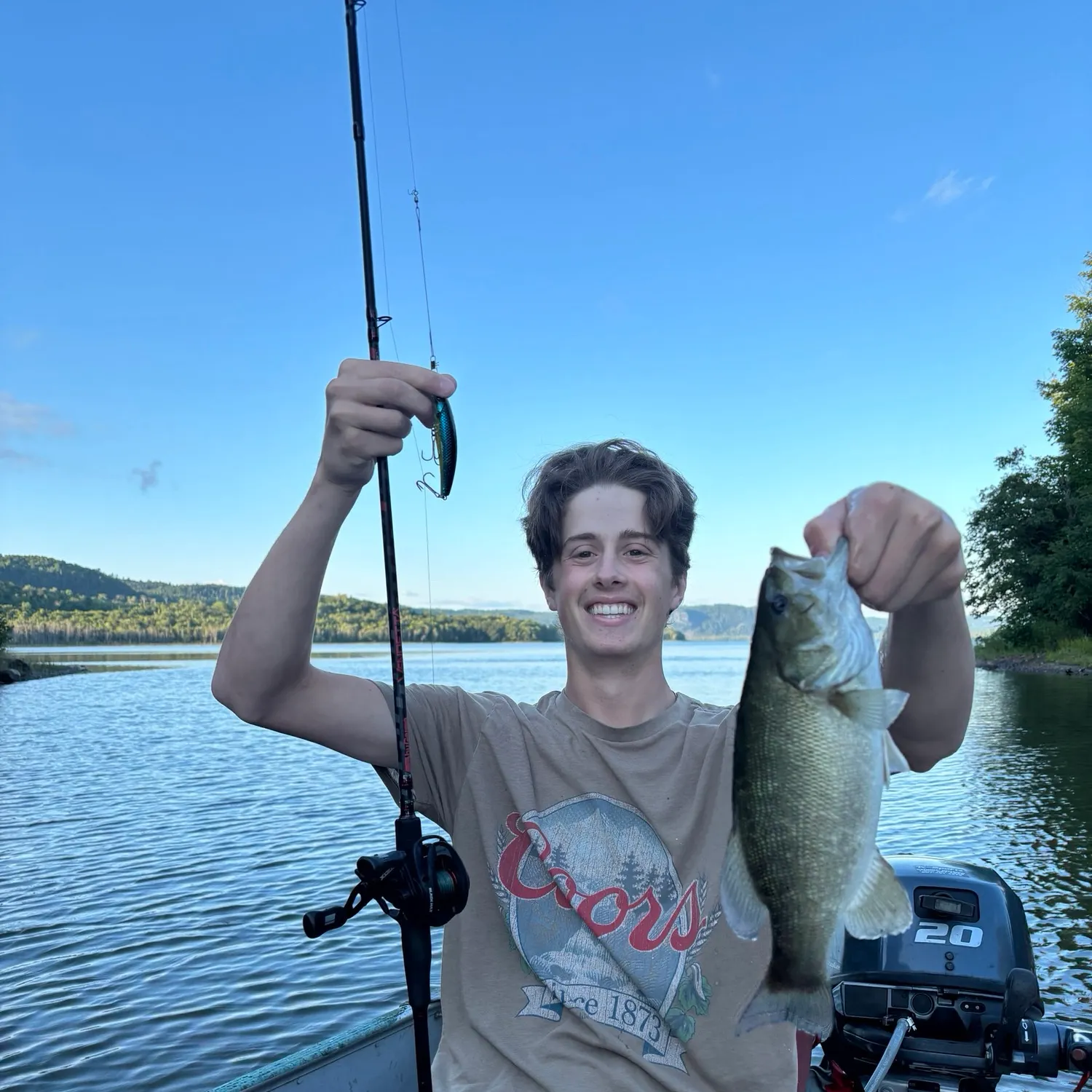 Smallmouth bass caught on Fishbrain