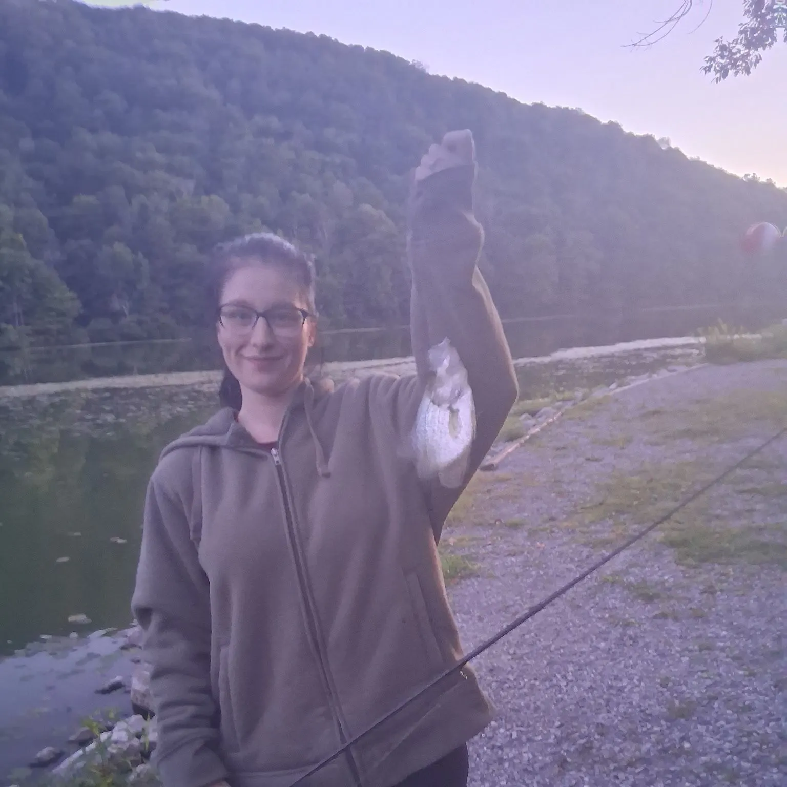 White crappie caught on Fishbrain