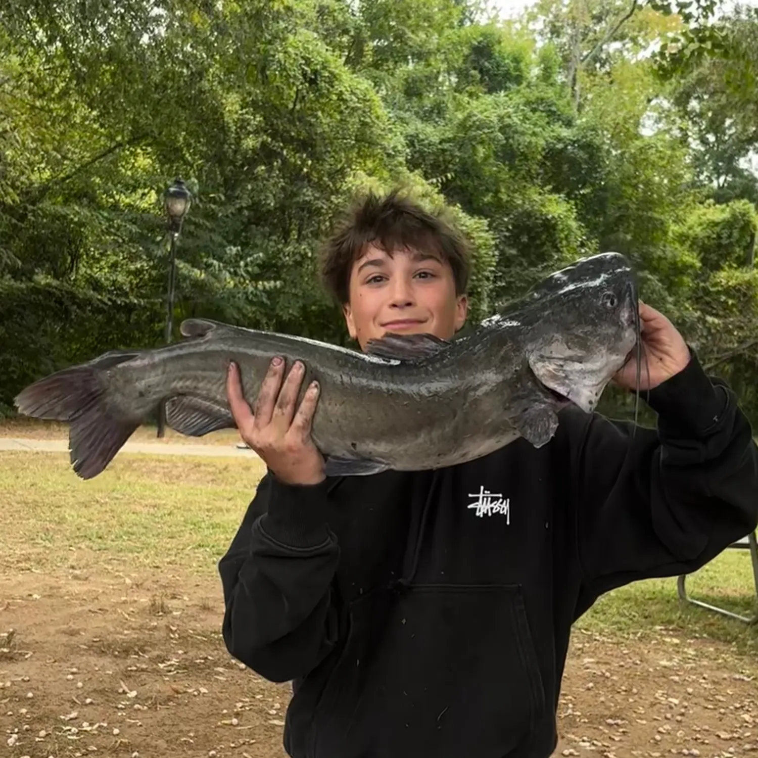 Channel catfish caught on Fishbrain