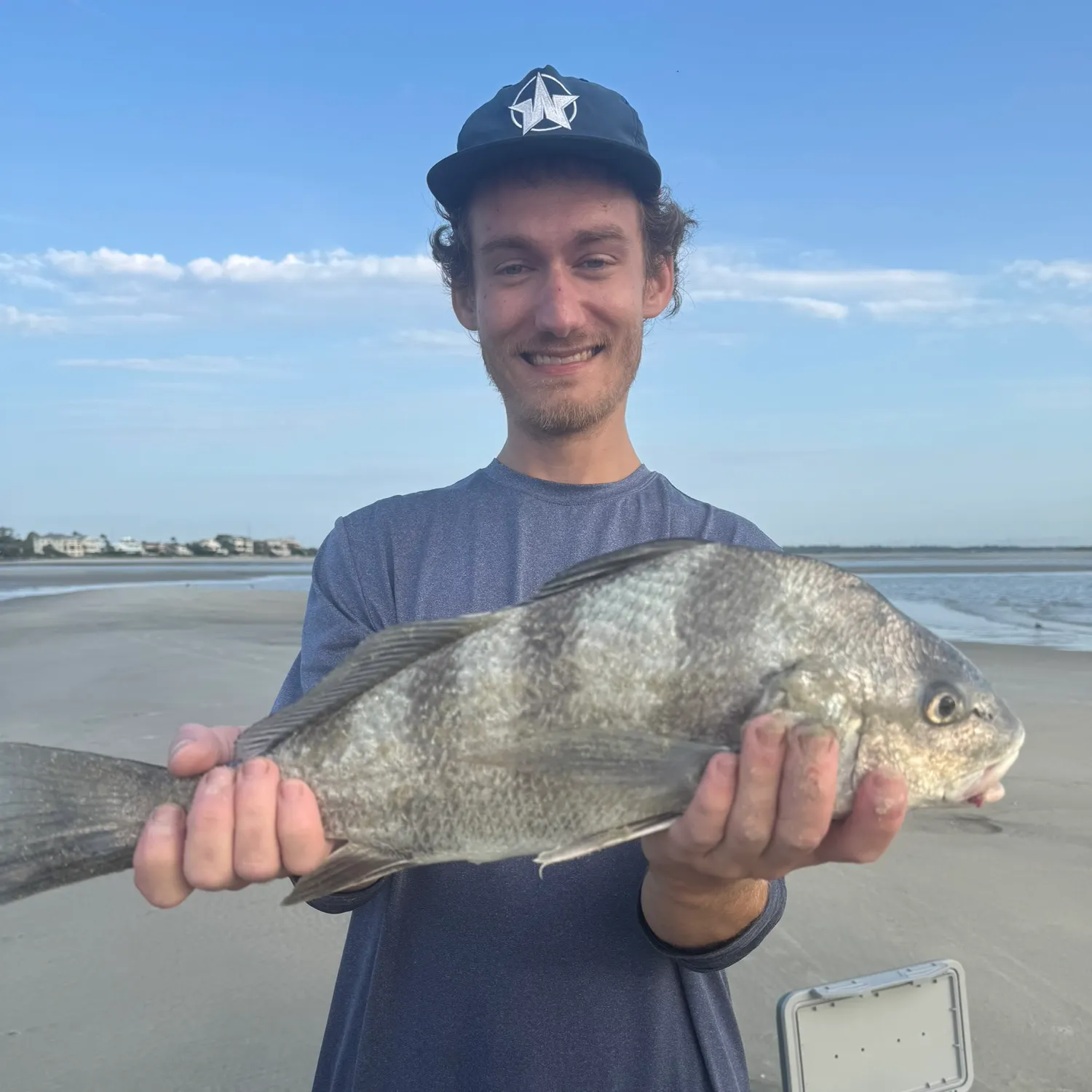 Black drum caught on Fishbrain