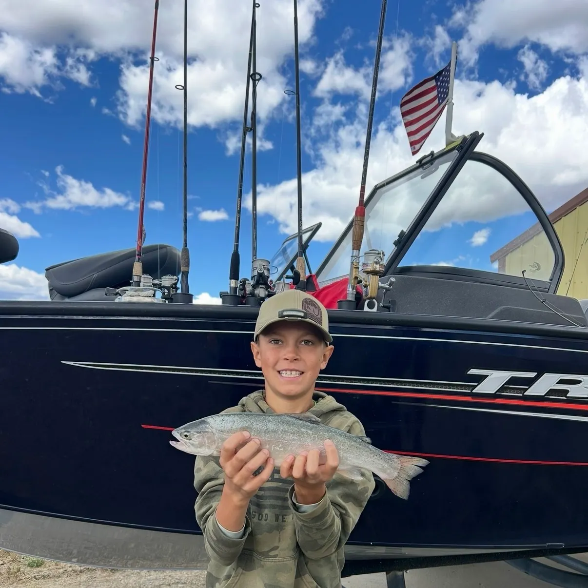 Sea trout caught on Fishbrain