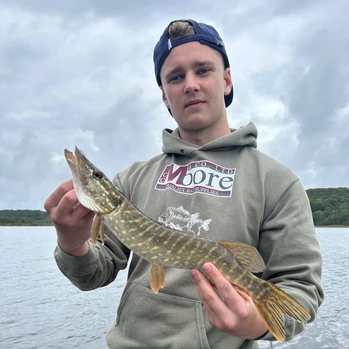 Northern pike caught on Fishbrain