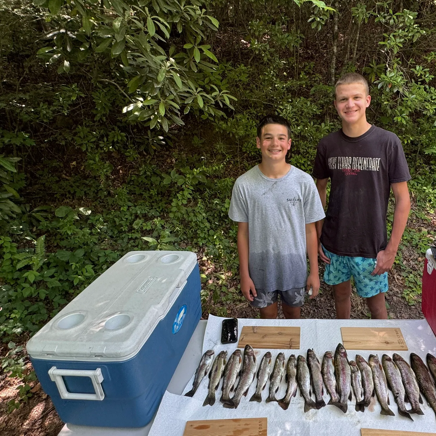 recently logged catches
