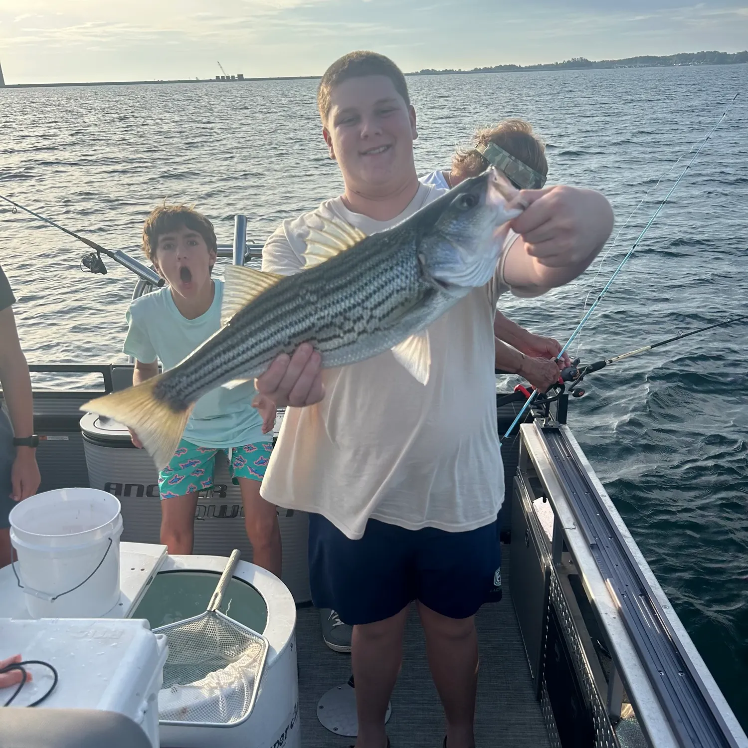 Striped bass caught on Fishbrain