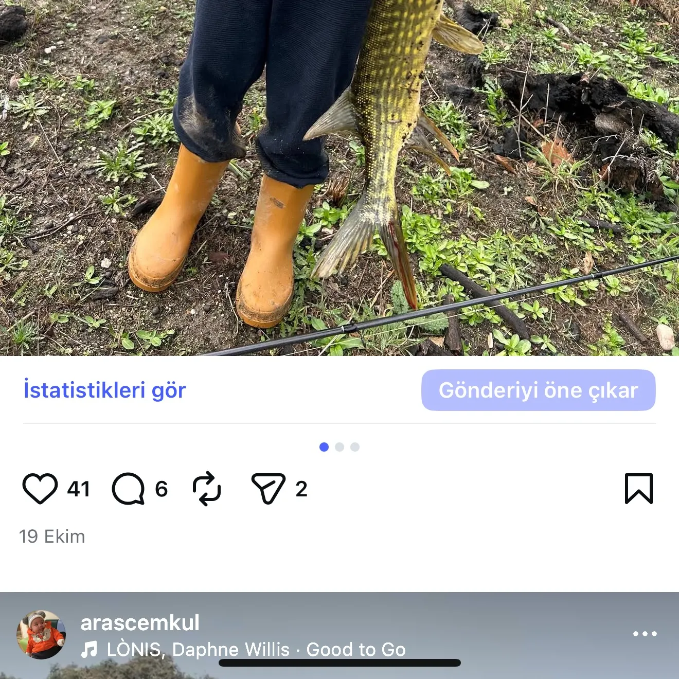 recently logged catches