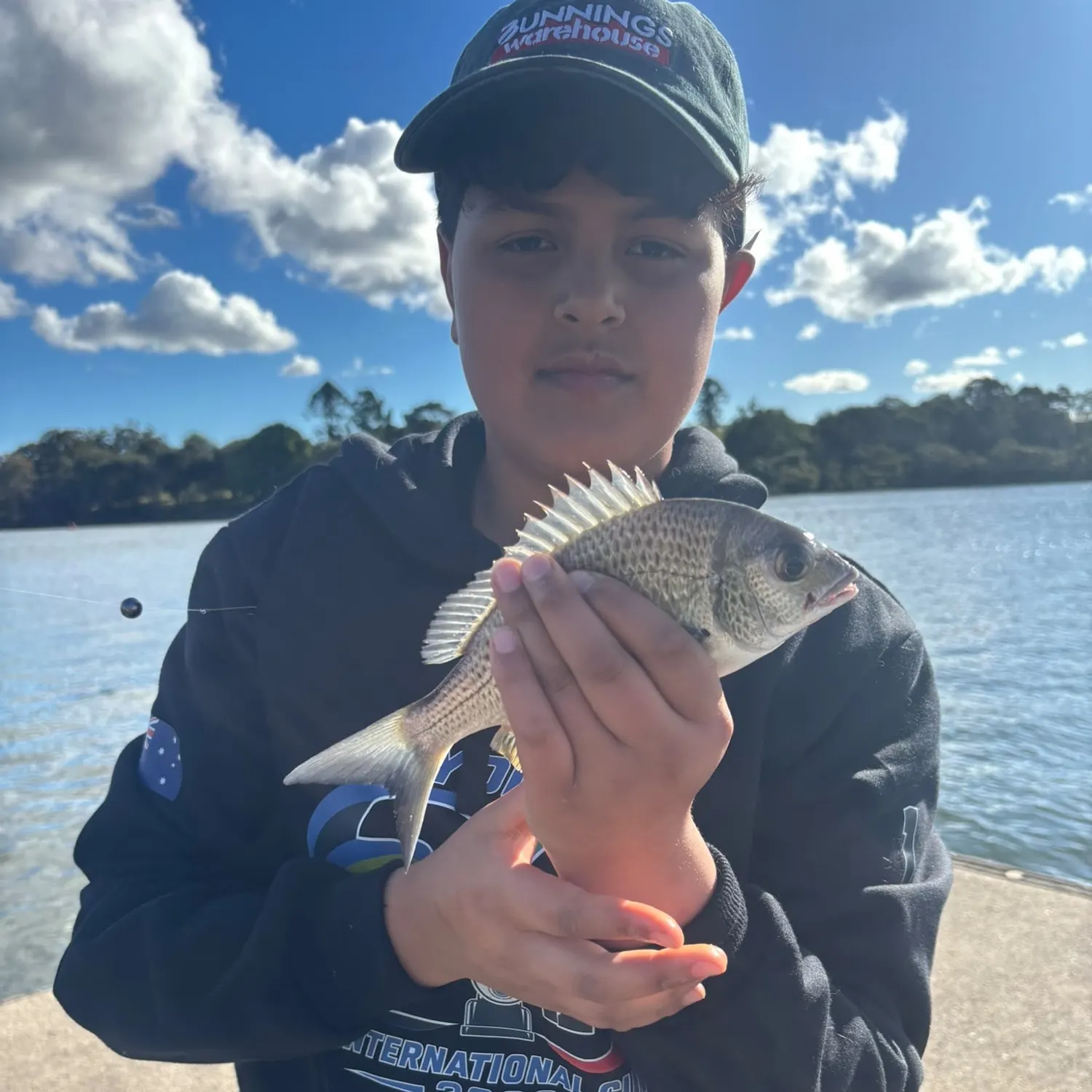 Southern black bream caught on Fishbrain