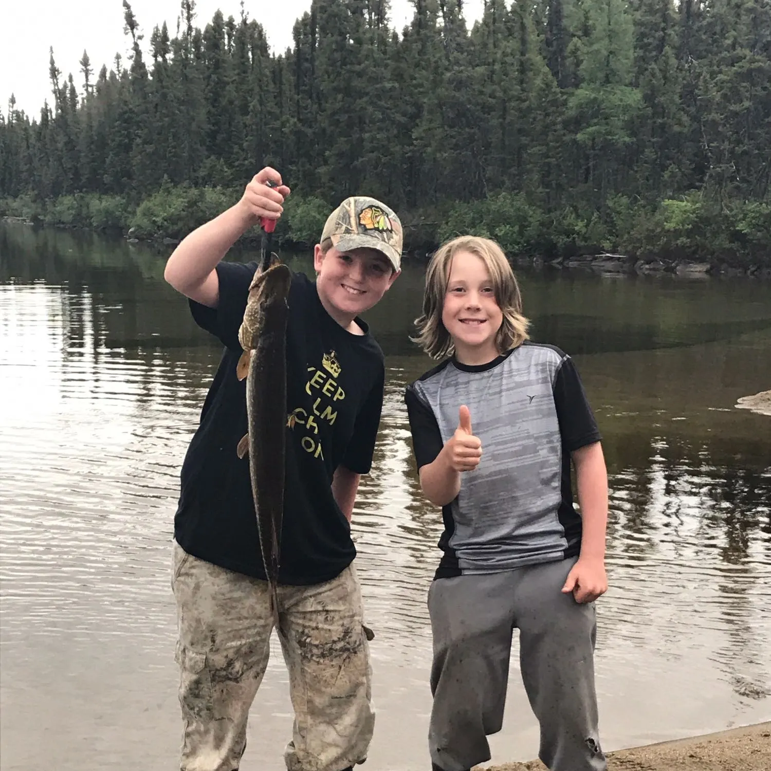 Northern pike caught on Fishbrain