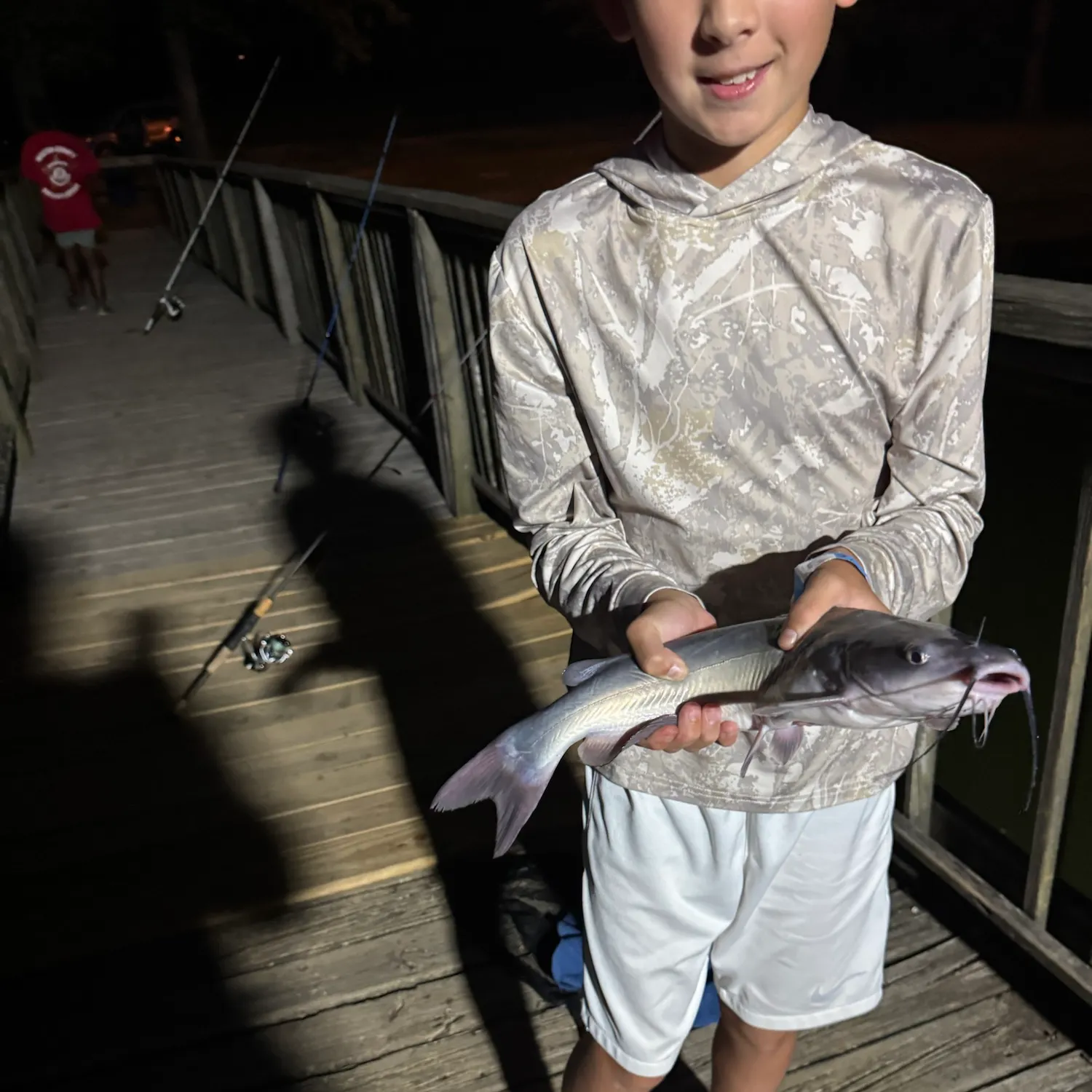 Blue catfish caught on Fishbrain