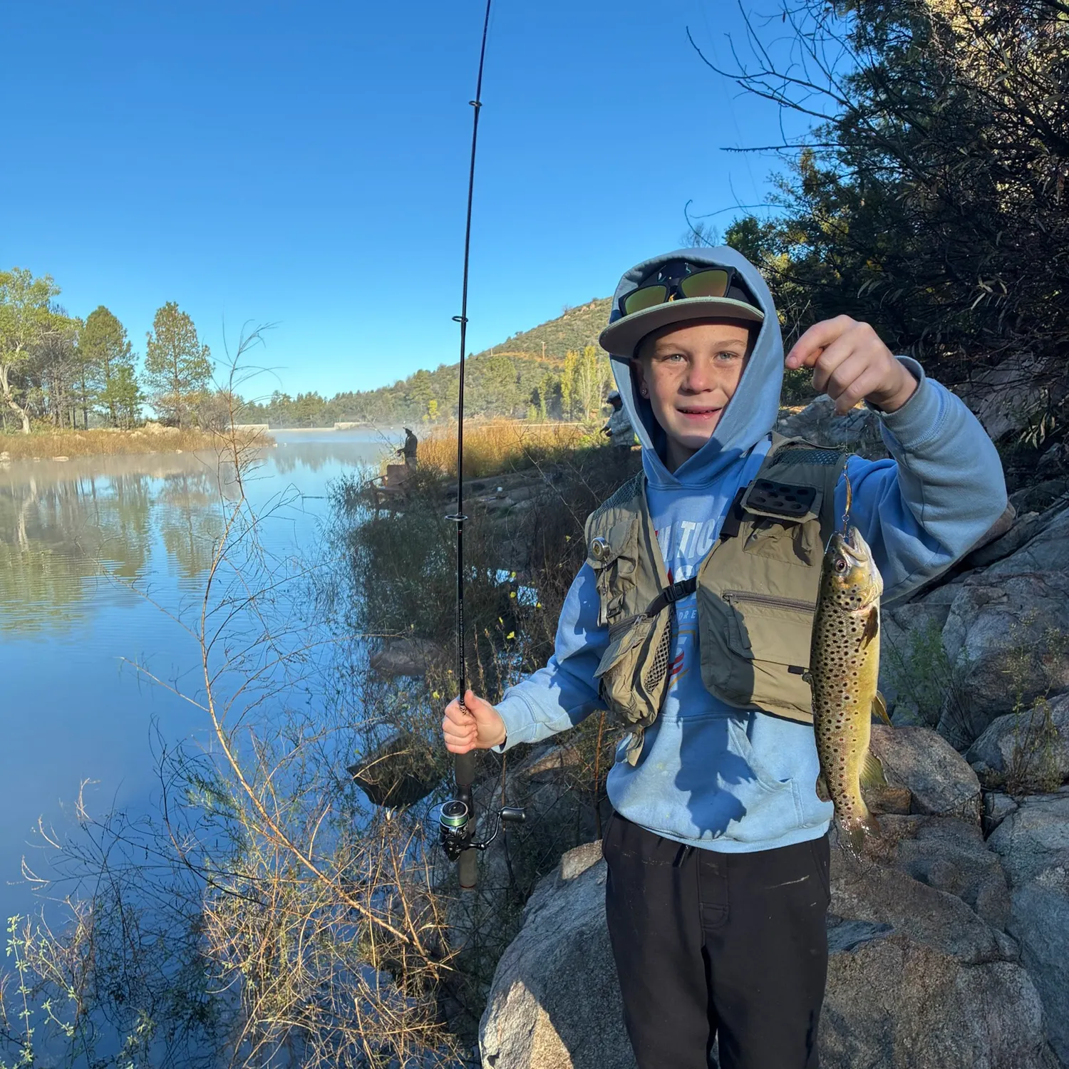 Brown trout caught on Fishbrain